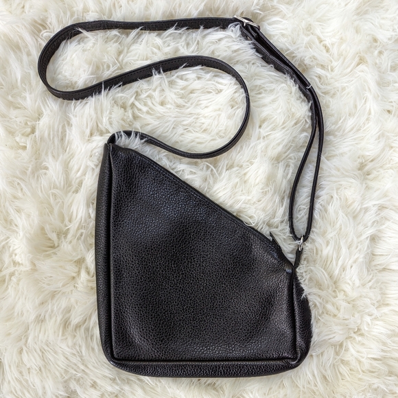 NWOT Black Leather Zip Purse - Made in Michigan, USA - Picture 2 of 3